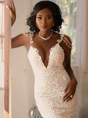 Luxe divine Wedding Dress by Naama Navipur