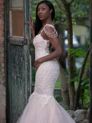 Luxe divine Wedding Dress by Naama Navipur