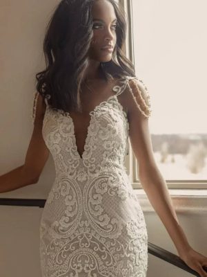 Luxe divine Wedding Dress by Naama Navipur