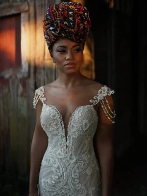 Luxe divine Wedding Dress by Naama Navipur