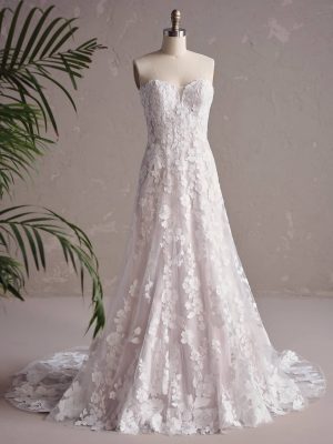Maggie Sottero Demetria A Line Affordable bridal gowns online