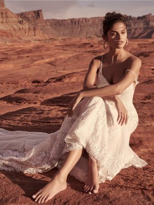 Sottero and Midgley Bailey Fit and Flare Designer wedding gowns for sale 2