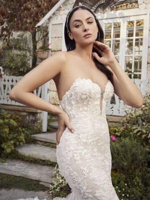 Casablanca Palmer Fit and Flare Wedding dresses in San Diego