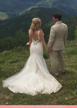 Casablanca Sage Fit and Flare Plus size wedding dresses San Diego