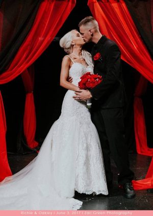 Casablanca Sage Fit and Flare Unique wedding dress designs