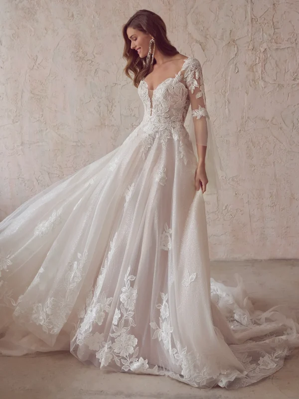 Maggie Sottero Britney A Line Beach wedding dresses San Diego