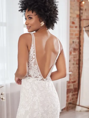 Maggie Sottero Greenley fit and flare Where to buy a wedding dress in San Diego