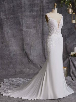 Maggie Sottero Johanna Lane Sheath San Diego bridal fashion