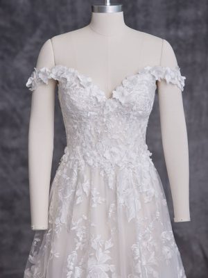 Maggie Sottero Leandra A Line Luxury wedding gowns San Diego