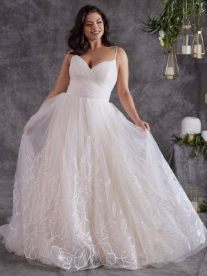 Maggie Sottero Watson A Line Ethereal wedding dresses for outdoor weddings