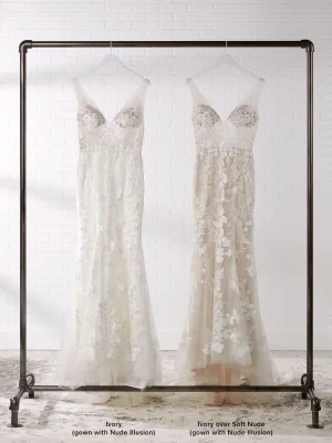 Maggie Sottero greenley fit and flareWedding dress shop near me