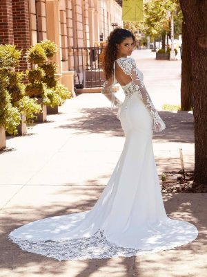 Morilee Jade Fit and Flare Designer wedding gowns for sale