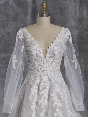 Rebecca Ingram Alexandria A Line Beach wedding dresses San Diego
