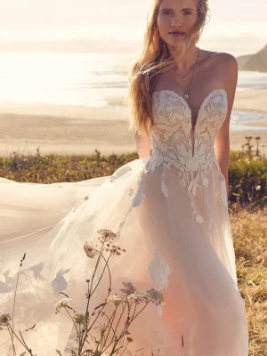 Rebecca Ingram Hattie Lane A Line Lace wedding dresses San Diego