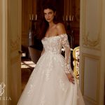A Line Wedding Dresses with Sleeves 4