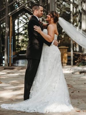 Casablanca Brielle A line Wedding gown alterations San Diego