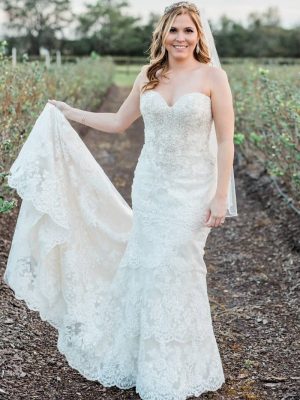 Casablanca Iris Fit and Flare Bridal Shop