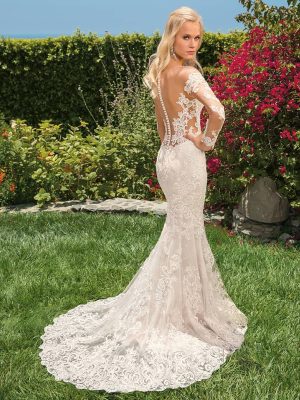 Casablanca Madelyn Fit and Flare Lace wedding dresses San Diego
