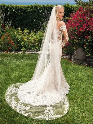 Casablanca Madelyn Fit and Flare Luxury wedding gowns San Diego