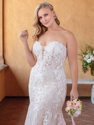 Casablanca Masie Fit and Flare Where to buy a wedding dress online