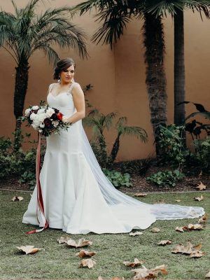 Casablanca Maya Fit and Flare Wedding Dress 2