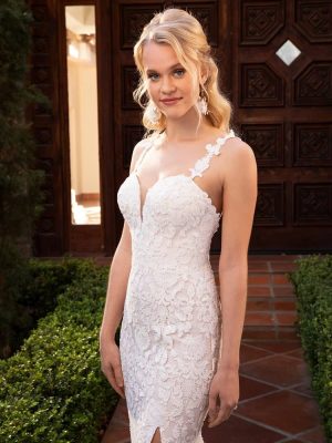 Casablanca Raven Fit and Flare Best bridal shop in San Diego