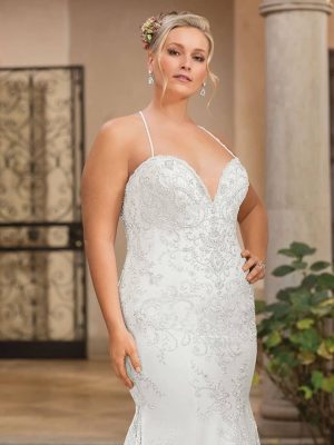 Casablanca Soraya Fit and Flare Made to order wedding gowns