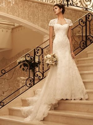 Casablanca Style 2102 Fit and Flare Wedding Dress