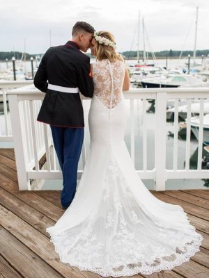 Casablanca Style 2186 Sheath Affordable bridal gowns online