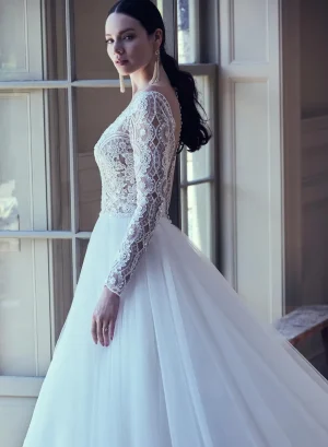 Maggie Sottero Mallory Dawn A line Designer wedding gowns for sale