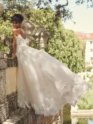 Maggie Sottero Pia A line Top rated wedding dress store San Diego 1