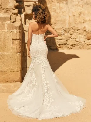 maggie sottero ivy mermaid Custom wedding dresses San Diego