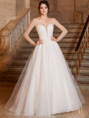 Angelina Ball Gown Wedding Dress by Madeline Gardner 01