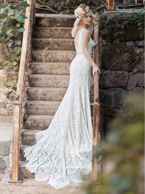 Burke Fit and Flare Wedding Dress by Maggie Sottero 06