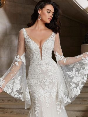 Cassiopeia Mermaid Wedding Dress by Madeline Gardner 03
