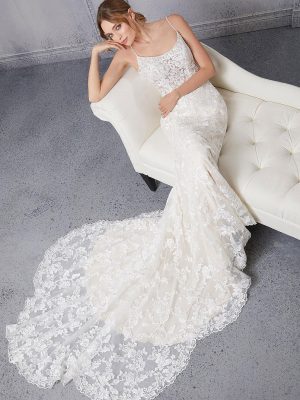 Claudine Fit and Flare Wedding Dress by Morilee 07