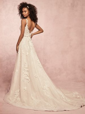 Courtney A Line Wedding Dress by Rebecca Ingram 02