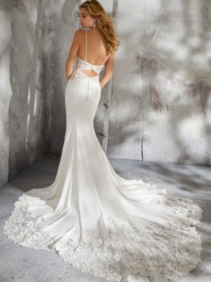 Lizzie Sheath Wedding Dress by Morilee 02