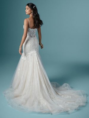 Lonnie Lynette Mermaid Wedding Dress by Maggie Sottero 06