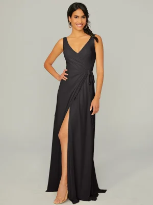 Madeline Gardner Style 21771 A line Bridesmaid Dress by Morilee BLACK