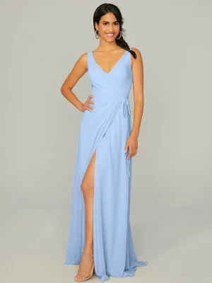 Madeline Gardner Style 21771 A line Bridesmaid Dress by Morilee CORNFLOWER