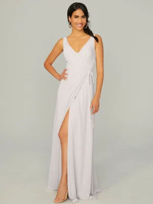 Madeline Gardner Style 21771 A line Bridesmaid Dress by Morilee SILVER