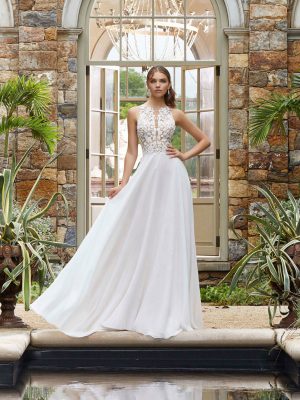 Polina A line Wedding Dress by Morilee 04