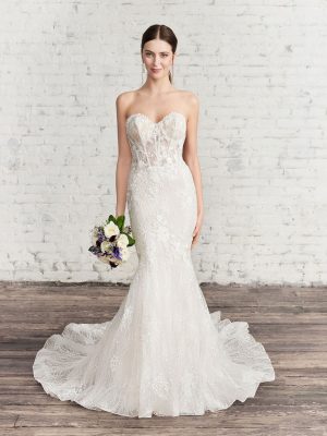 Style 1960 Mermaid Wedding Dress by Kenneth Winston 03