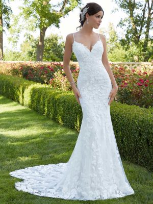 Suri Fit and Flare Wedding Dress by Morilee 01