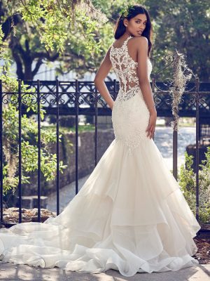 Veda Mermaid Wedding Dress by Maggie Sottero 02